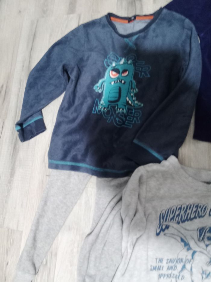 Lot 3 pyjamas hiver 5 ans garçon - photo numéro 2