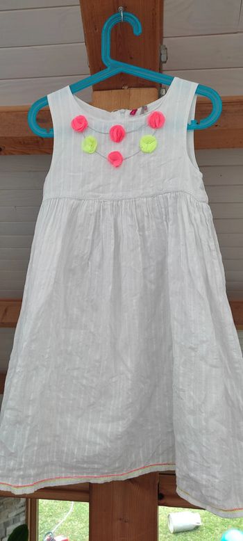 Robe été orchestra 8 ans blanche