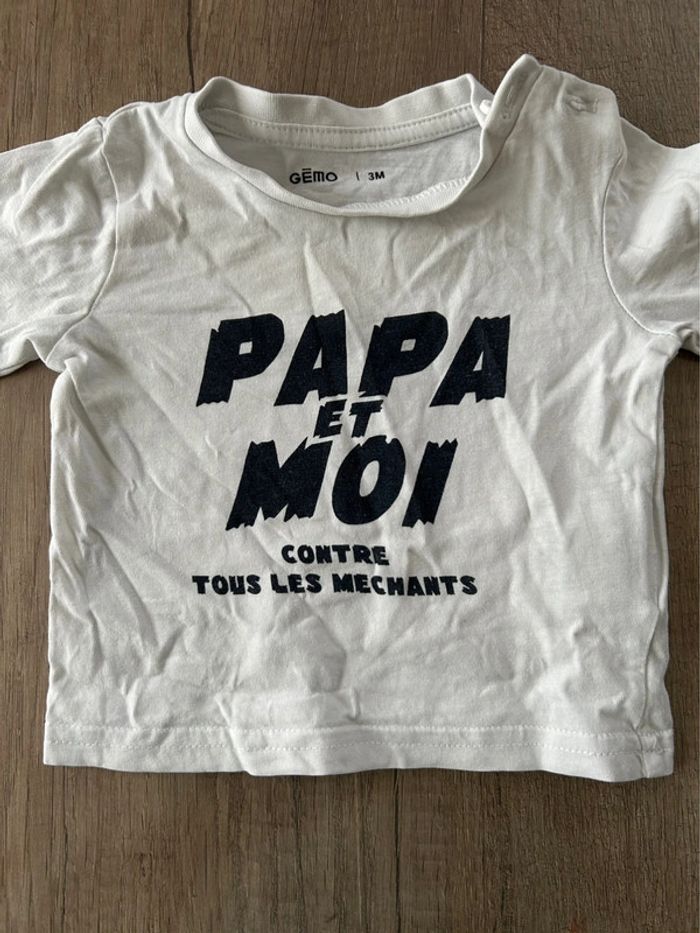 T-shirt manches longues 3 mois - photo numéro 2