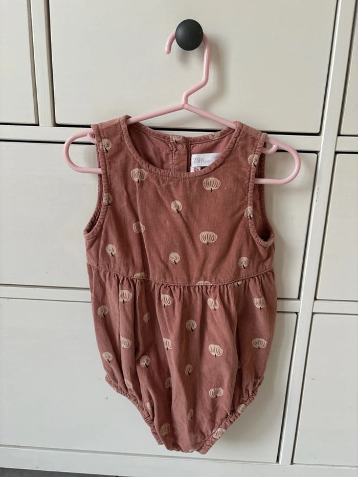 Barboteuse velours