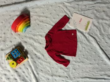 sous pull manches longues col roulé fuchsia 1 mois obaibi