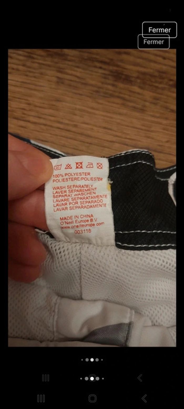 Short O'Neill homme size 28 fr 38 - photo numéro 8
