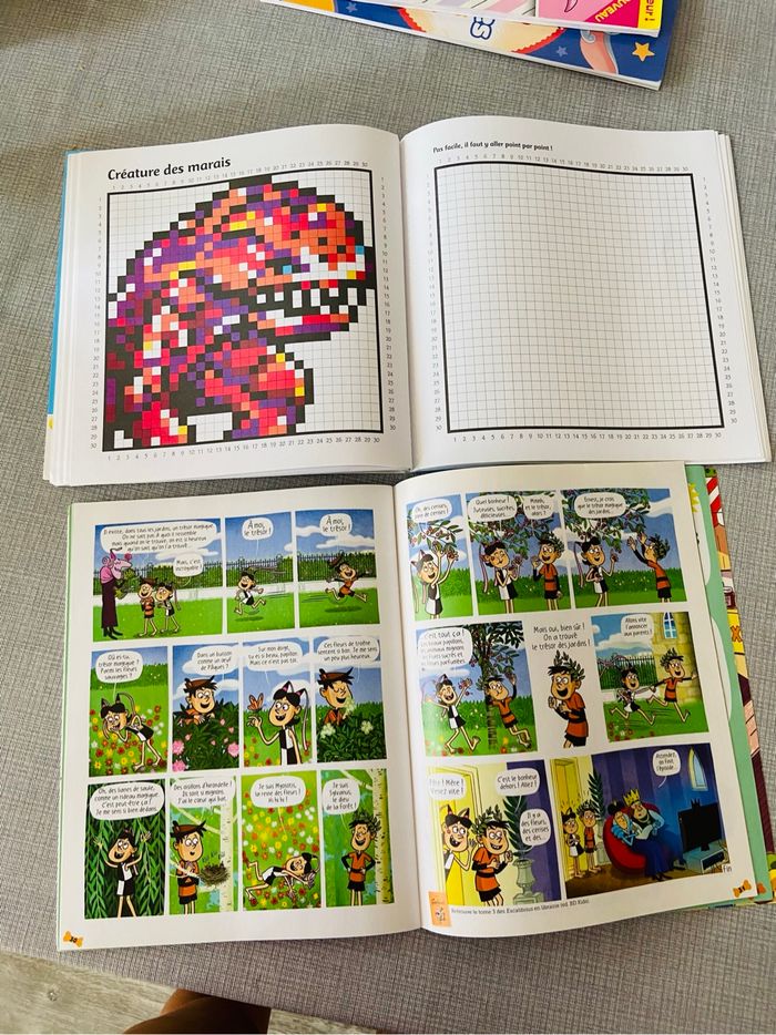 Lot livres histoire jeux dessins - photo numéro 3