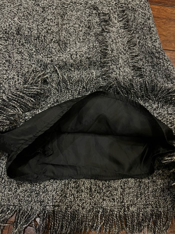 jupe courte grise zara taille s - photo numéro 4