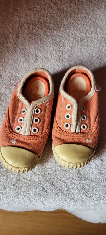 Baskets en toile fille