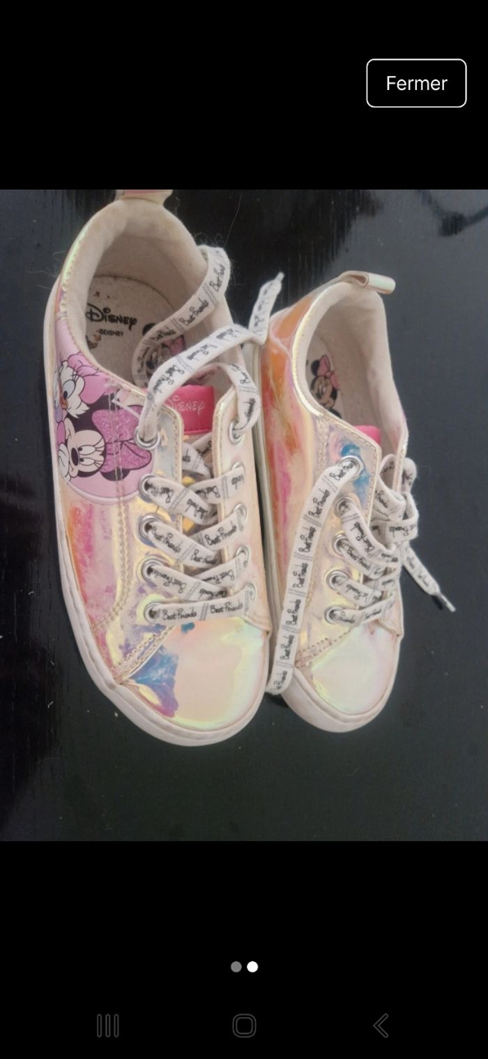 Baskets minnie fille