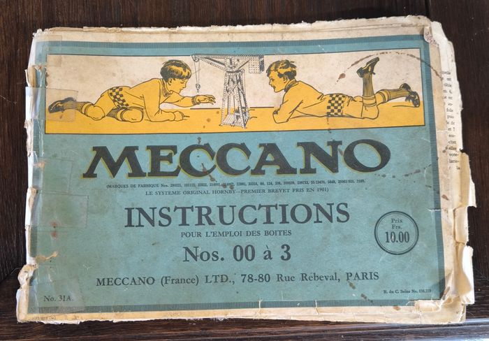 Lot de meccano vintage et manuels - photo numéro 2
