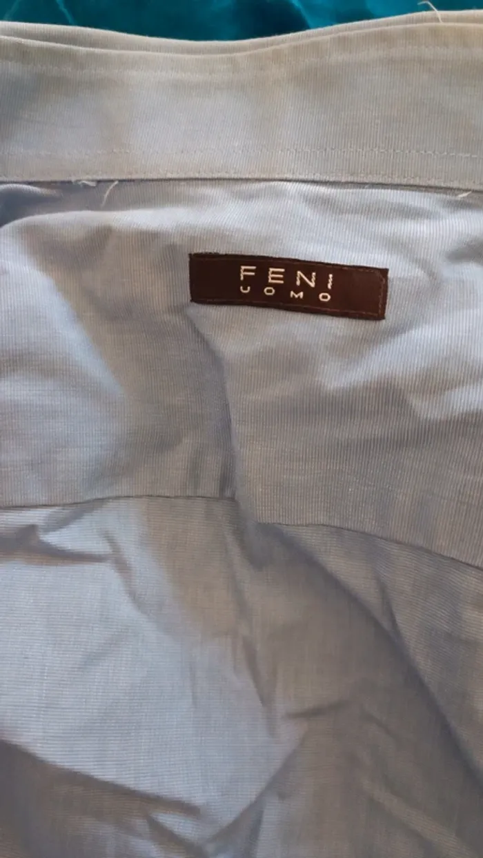 Camicia uomo Feni azzurra - photo numéro 4
