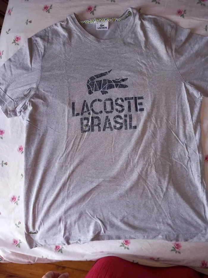 T-shirt lacoste brazil - photo numéro 2