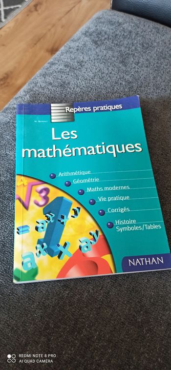Livre Les mathematiques Nathan