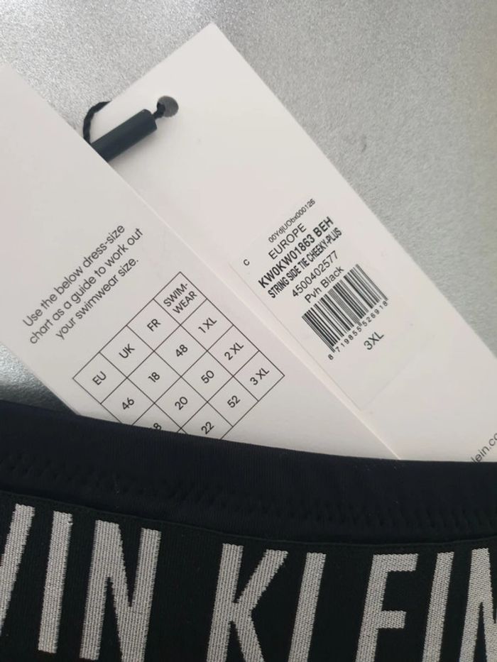 Bas de maillot de bain Calvin Klein 3XL - photo numéro 3