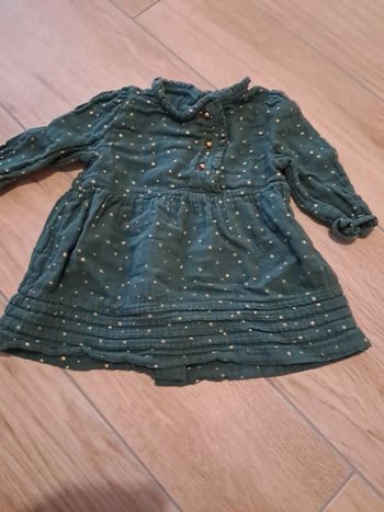 Robe 100% coton vertbaudet 12 mois