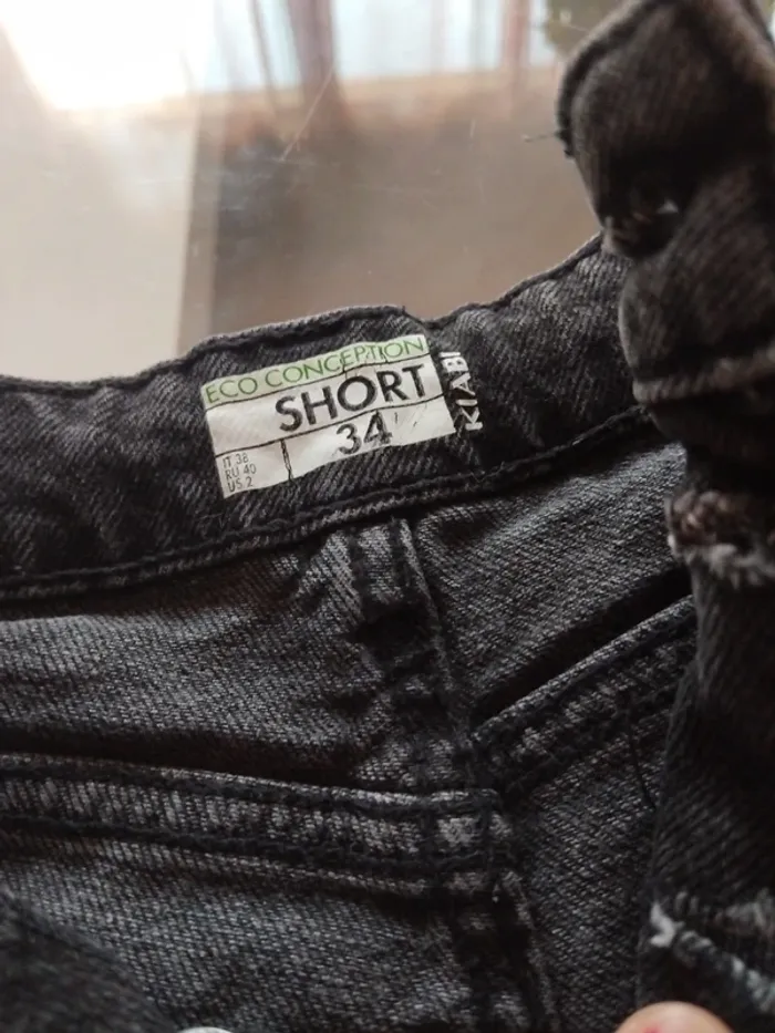 Short jean fille 34 - photo numéro 3