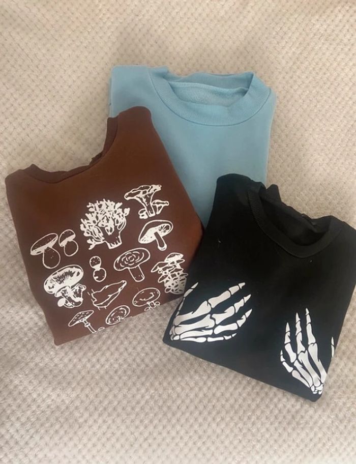Lot de 3 sweat thermiques taille S 🍂