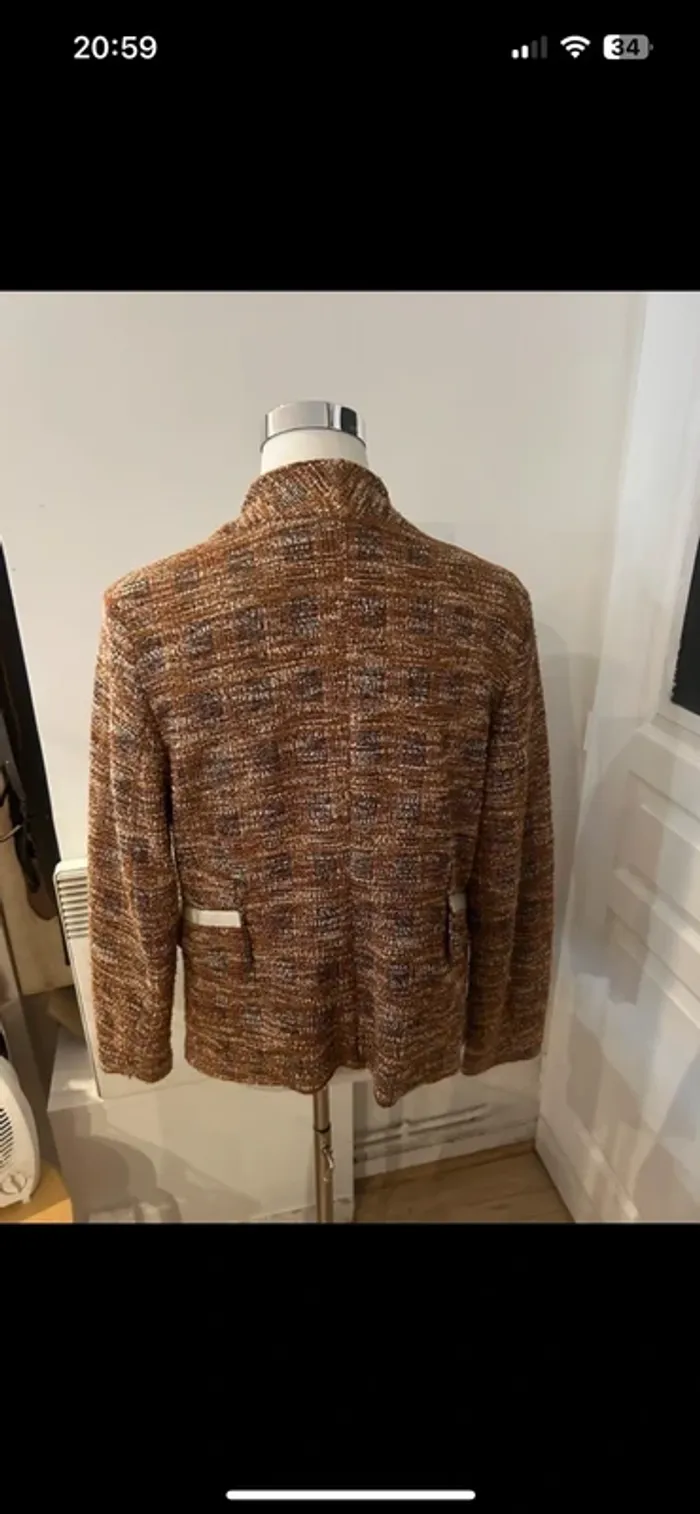 Kosmika veste blazer, imprimée, multicolore femme, taille L/40 - photo numéro 5