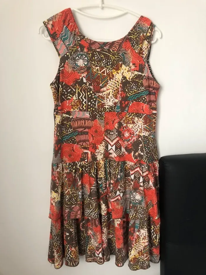 Robe été fluide scottage taille 40 L - photo numéro 3