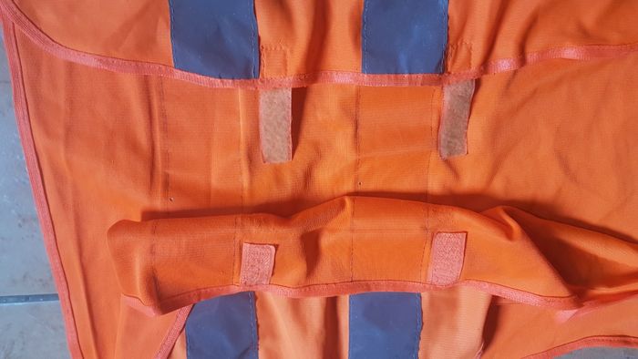 Gilet fluorescent de sécurité orange - photo numéro 3
