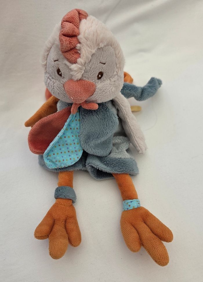 Doudou Peluche Bukowski, Poule/oiseau/coq, Très Bon état