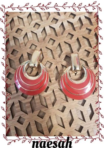Boucles d'oreilles Vintage neuves