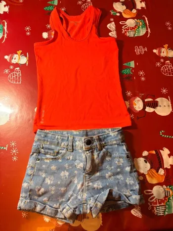 Ensemble débardeur et short Minnie 6 ans