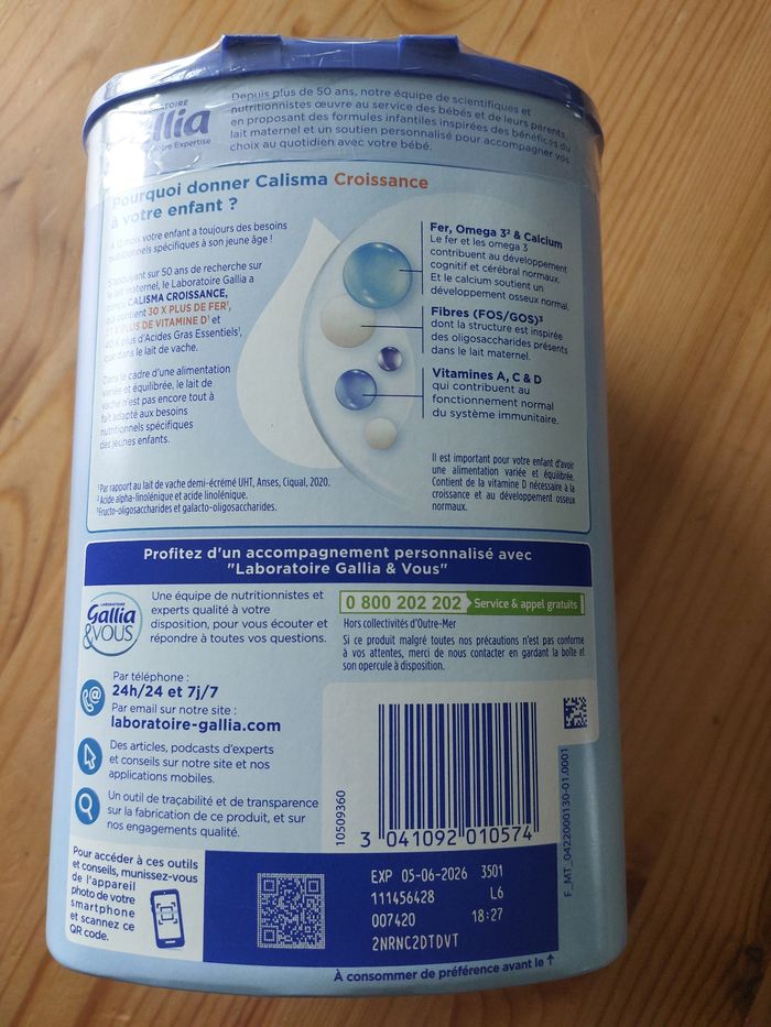 Lait galli ma calisma croissance 3 - photo numéro 3