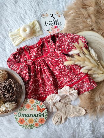 Ensemble complet sergent major fille 3 mois 🎀