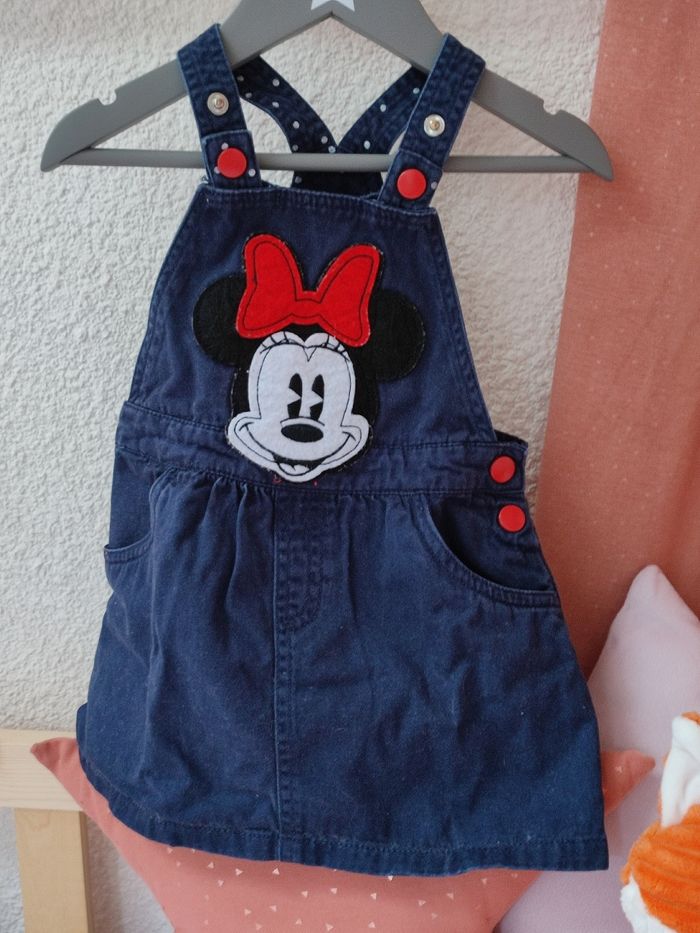 Robe Minnie Mouse - Bleu foncé et rouge - 36 mois - Très bon état - Disney baby - photo numéro 2