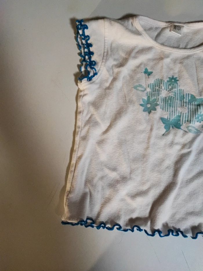T shirt fille 98/104 3 ans - photo numéro 2