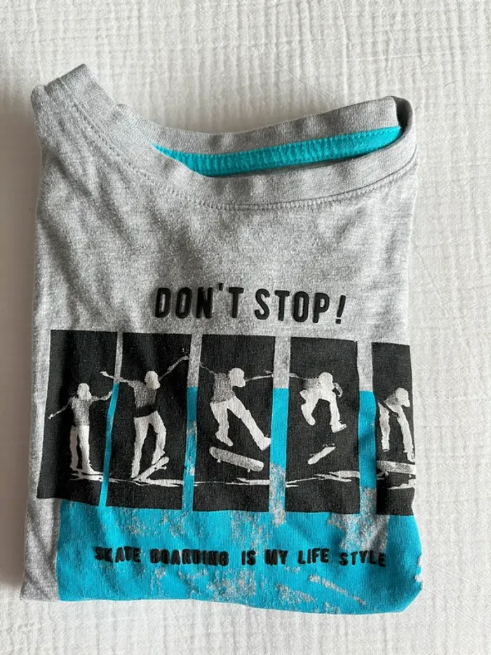 Lot de tee-shirts manches longues garçon Kiabi 8 ans - photo numéro 4
