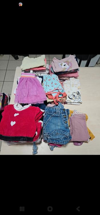 Lot de vêtements fille