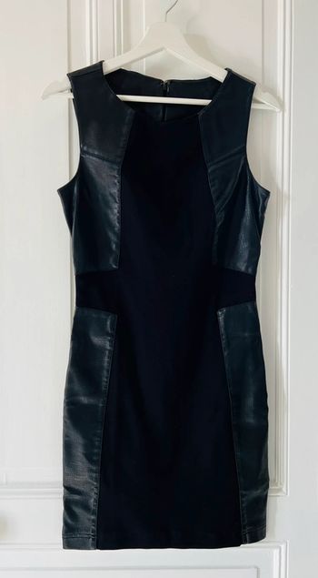 Robe vila noire similicuir XS