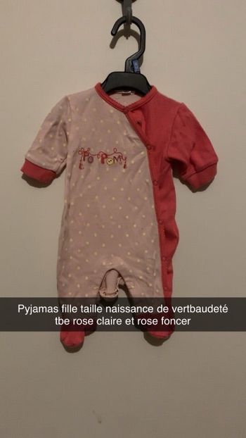 Pyjamas fille taille naissance
