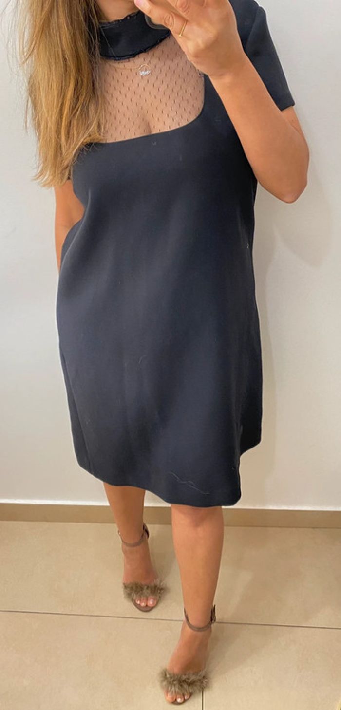 Superbe Robe Chic  Avec Tulles Et Dentelle Taille 42 - photo numéro 3