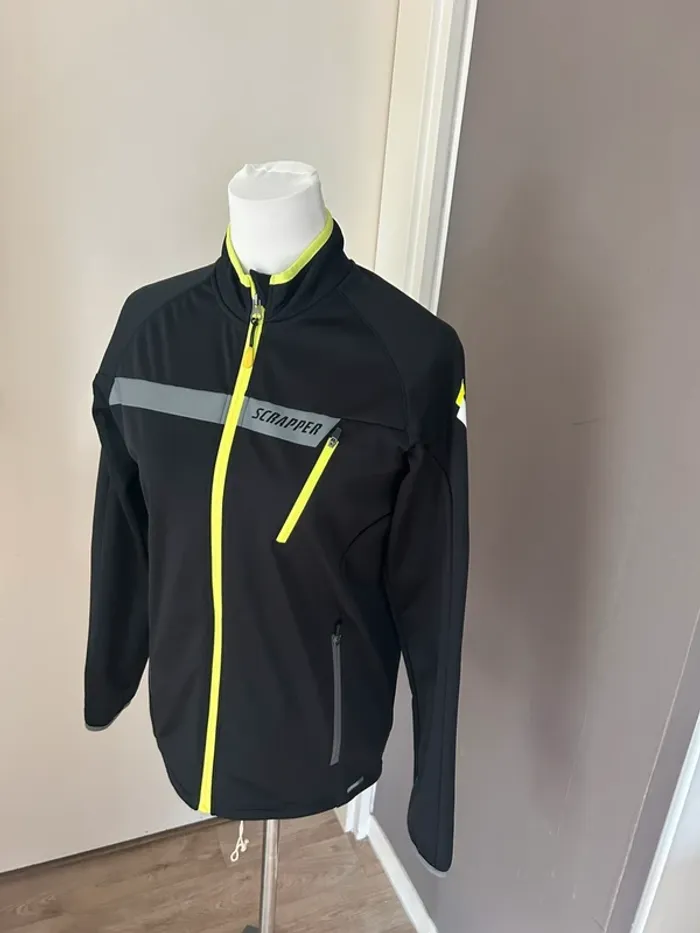 Veste de sport, taille s femme marque Scrapper noir - photo numéro 2