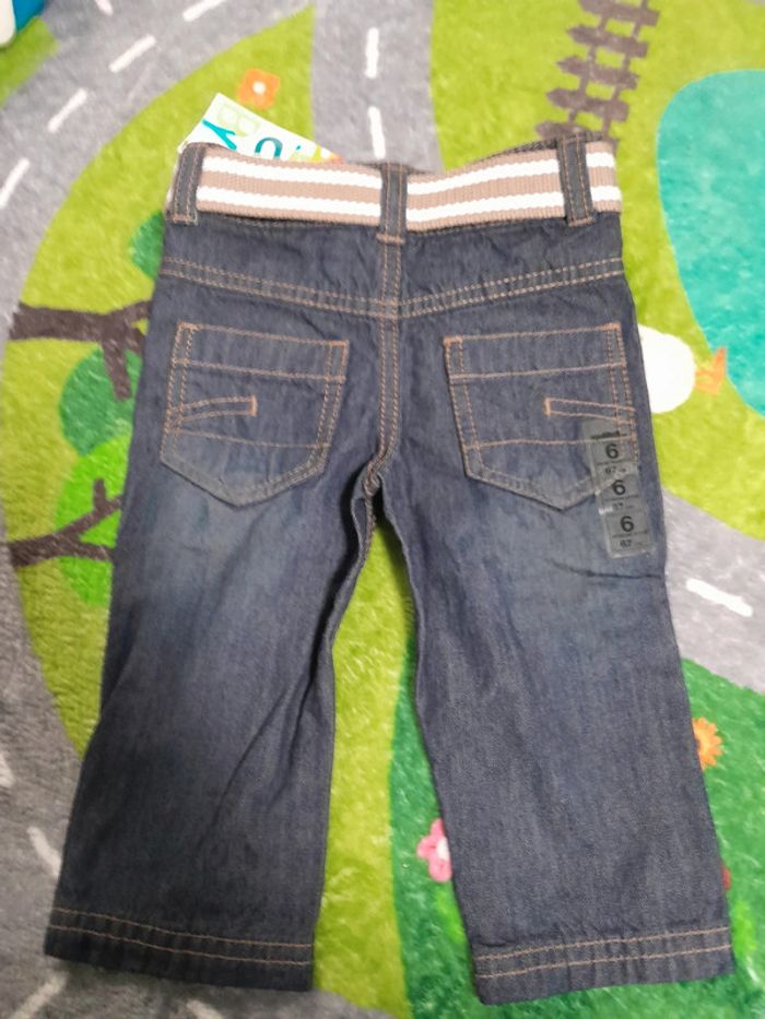 Jeans neuf tape à l 😉 👦 6 mois - photo numéro 4