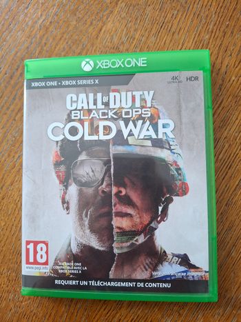 Jeu xbox one et serie x call of duty black ops cold war