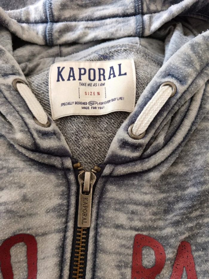 C59 sweat gris Kaporal 16 ans - photo numéro 3