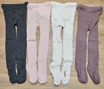 4 collants fille 5/6 ans (27/29)