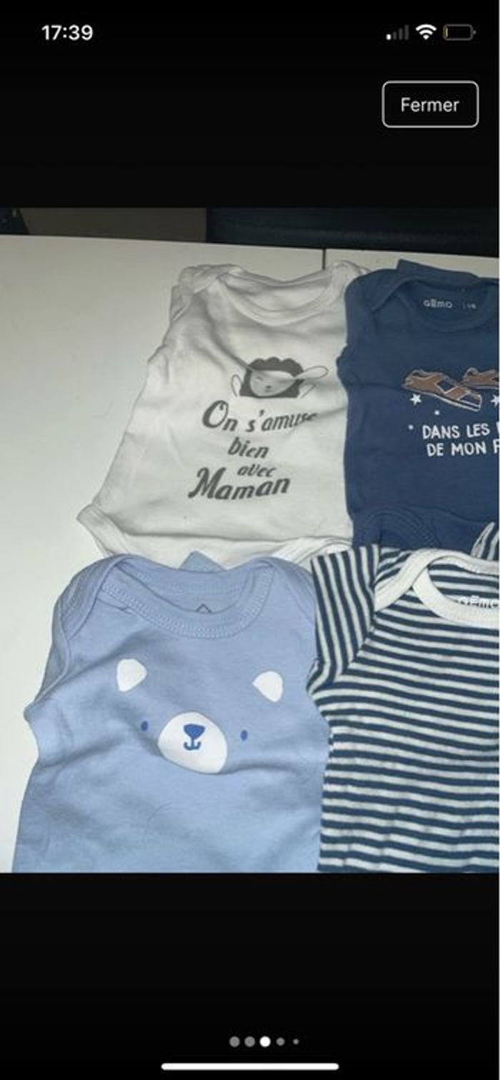Lot body manche longue 1 mois - photo numéro 7