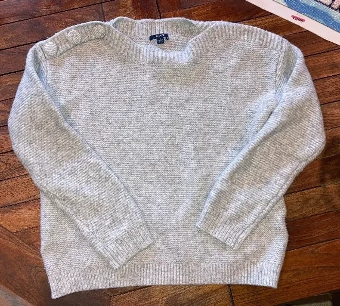 Pull femme gris