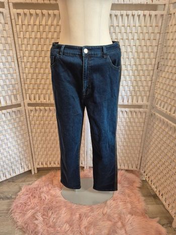 💕Jolie jean slim taille haute cropped femme T44 Mosquitos💕