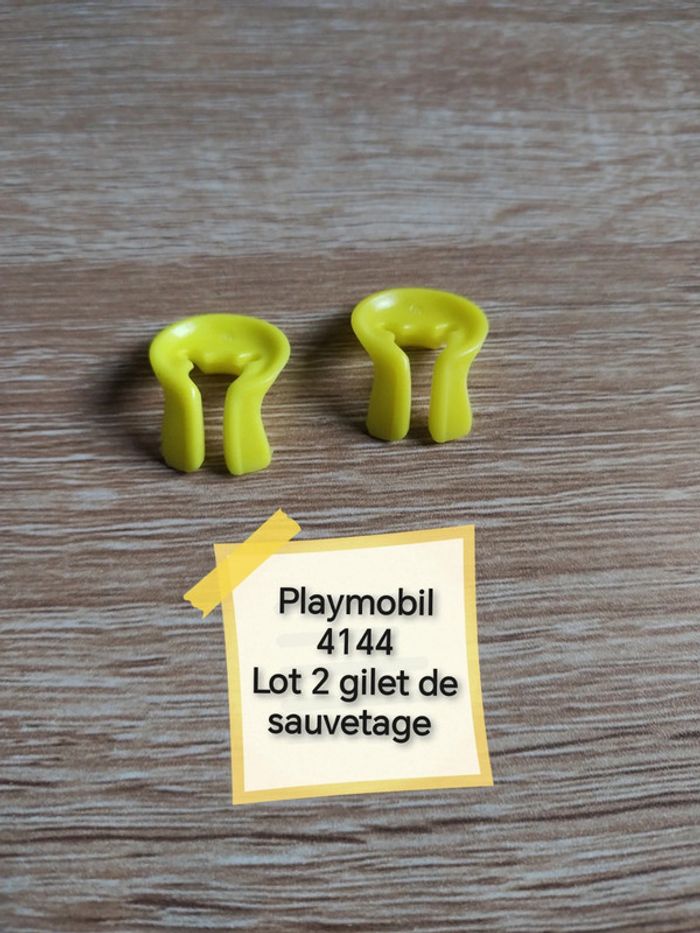 Playmobil 4144 lot 2 gilet de sauvetage