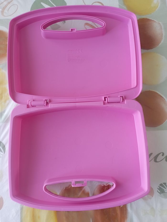 Malette de rangement et transport rose playmobil 20 cm neuf 3€ - photo numéro 2