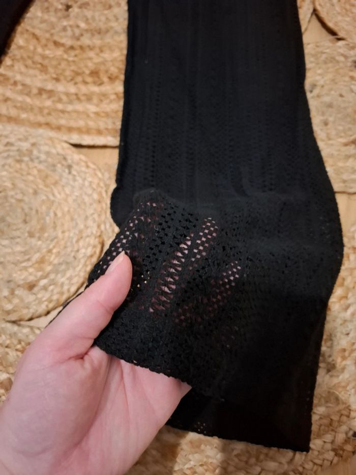 Pantalon noir en dentelle neuf Daphnea taille S 36 - photo numéro 3