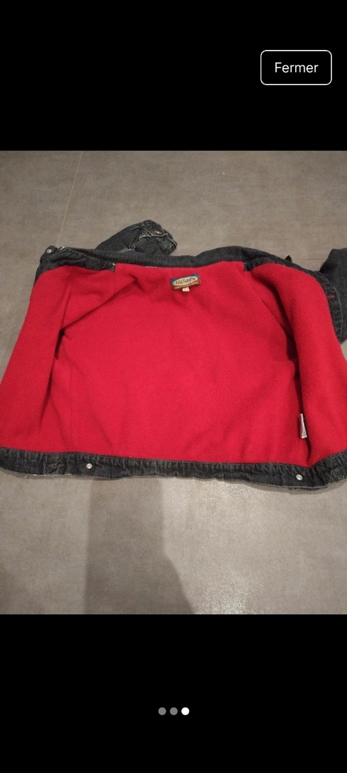 Veste en jeans taille 5 ans - photo numéro 3