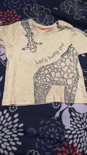 #t-shirt MC bébé garçon 6-9 mois