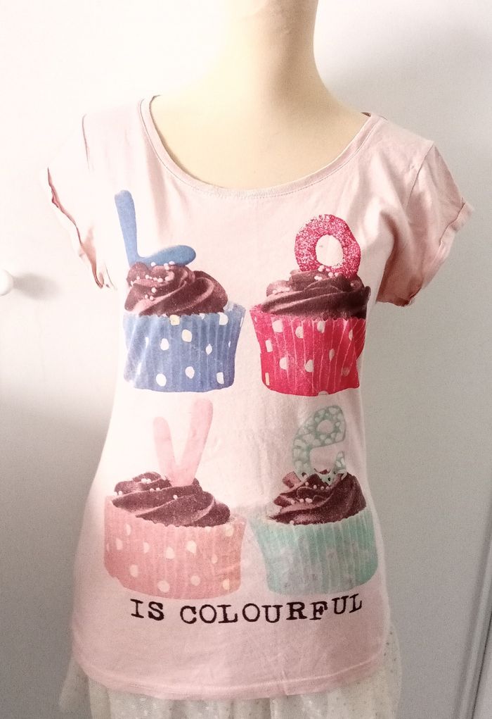 T-shirt cupcakes été ado