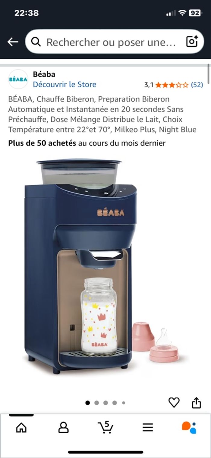 Béaba - préparateur de biberons - photo numéro 4
