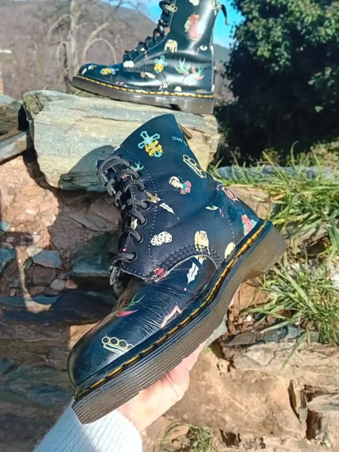 Dr. Martens noir Tatoo tatouage 37 - photo numéro 4