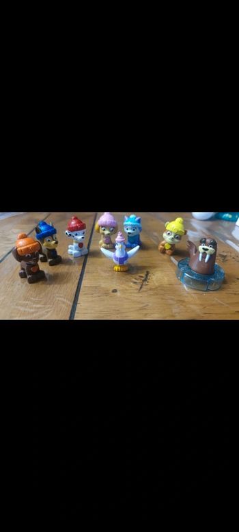 Lot 8 personnages pat patrouille